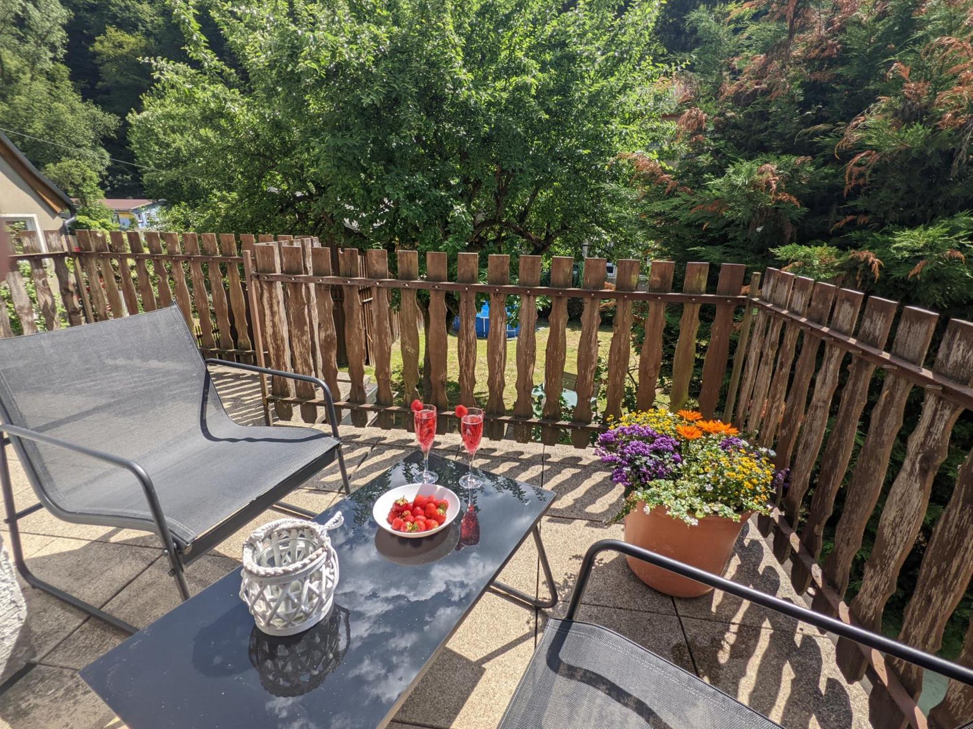 H1 - Urlaubsmagie - Pool & Terrasse Zum Entspannen Sebnitz Buitenkant foto
