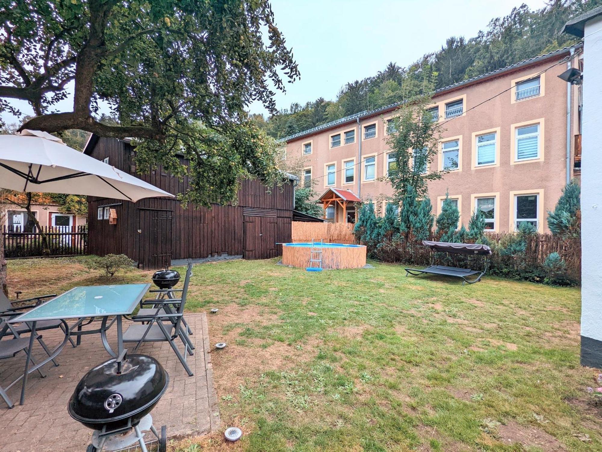 H1 - Urlaubsmagie - Pool & Terrasse Zum Entspannen Sebnitz Buitenkant foto